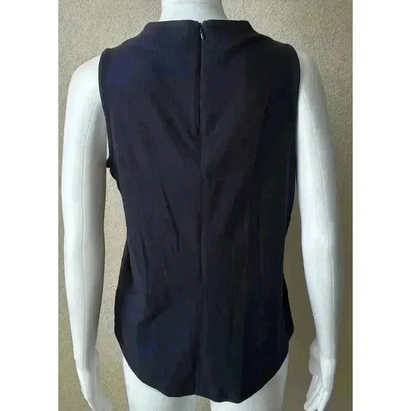 Crown & Ivy | Women’s Solid Sleeveless Zipper Back Blouse | Small - Picture 2 of 3